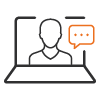 Suivi - En tant que partenaire de votre évolution digitale, nous accompagnons l’ensemble de votre entreprise grâce à une assistance dédiée à votre écoute.